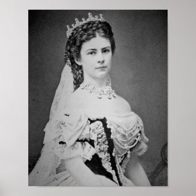 Poster Empress Elisabeth of Austria Hungria (Frente)