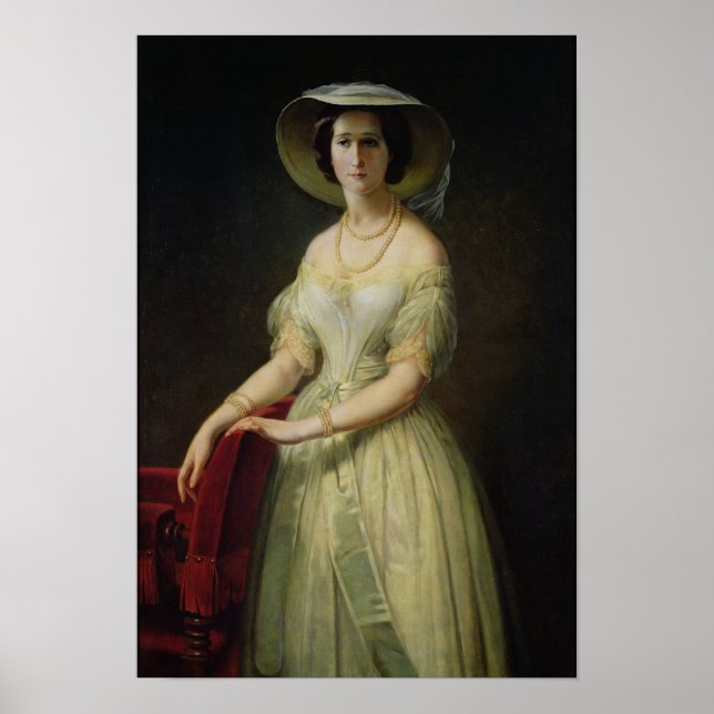 Póster Empress Eugenie c.1853 (Frente)