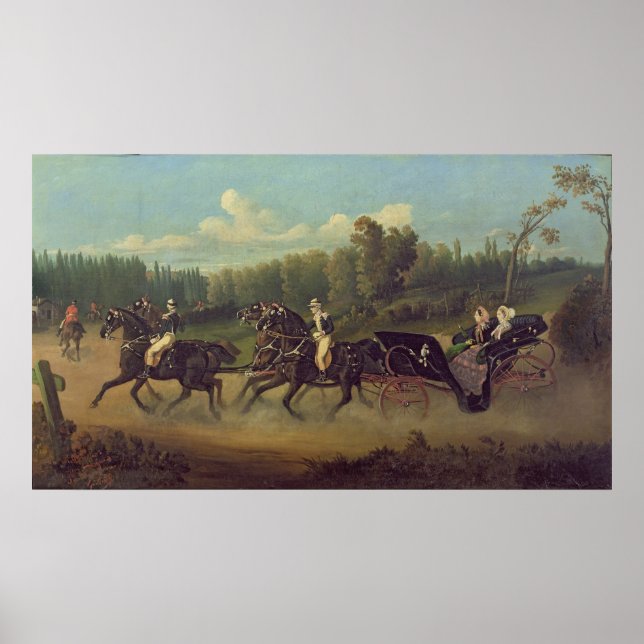 Poster Empress Eugenie e Rainha Vitória na (Frente)