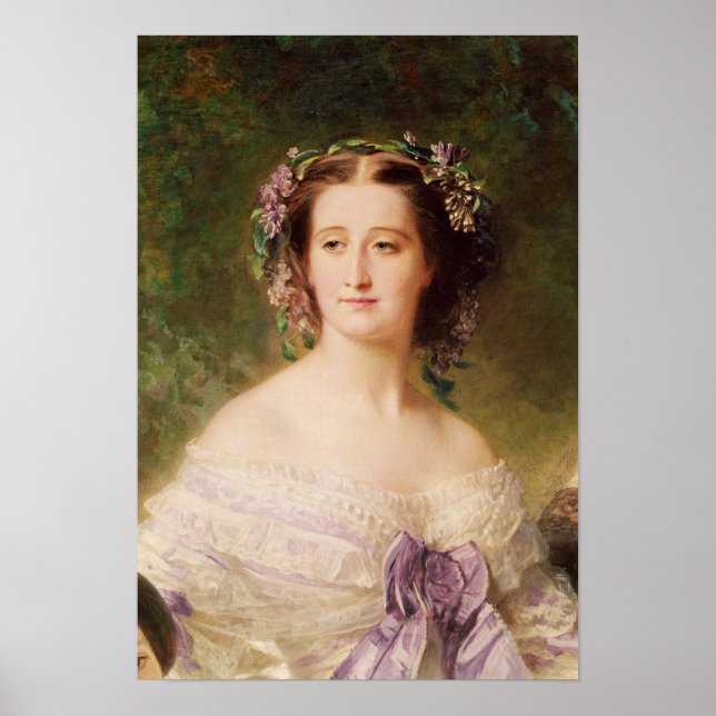 Póster Empress Eugenie e suas damas em espera (Frente)