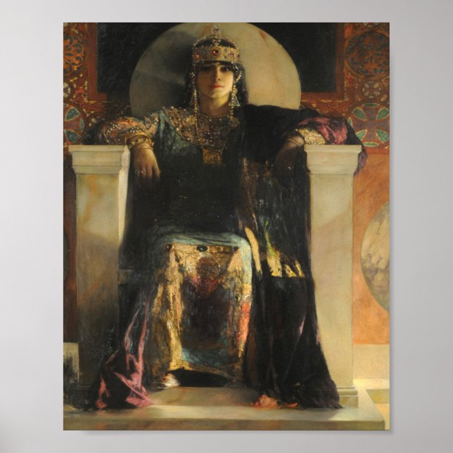 Poster Empress Theodora - Benjamin Constant - 1886 (Frente)