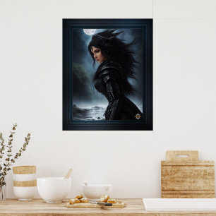 Poster Empress Vampire Hunter AI Concept Art de Xzendor7