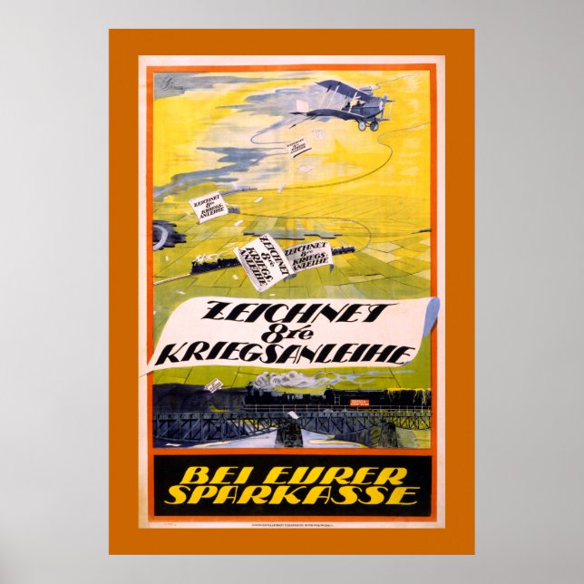 Póster Empréstimo austríaco de 8ª Guerra (canvas) (Frente)