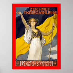 Póster Empréstimo da guerra do austríaco 7o (beira)