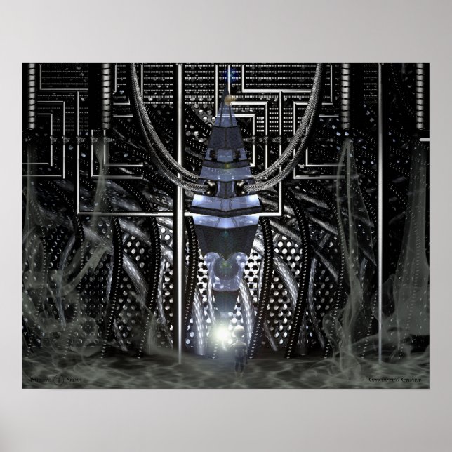 Póster Emulador de Consciência (Frente)