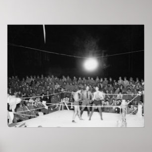 Póster Encaixotamento em Walter Reed, 1920