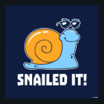 Poster Encaneado<br><div class="desc">O gráfico de caracol "Snail It" desenhado por bCreative mostra um caracol legal com óculos de sol! Isso faz um presente excelente para a família, amigos ou um presente para você mesmo! Este gráfico engraçado é um excelente adicional ao estilo de qualquer um. Criativo é um criador líder e licenciador...</div>