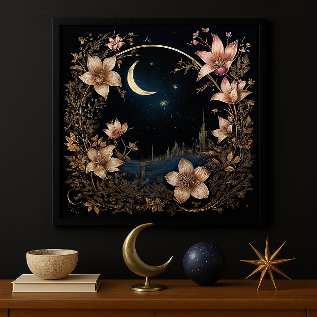 Poster Encantada Praga Lunar (Criador carregado)