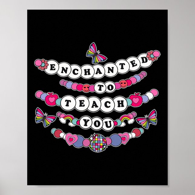 Poster Encantado Para Te Ensinar Ditos De Professor Ck Pa (Frente)