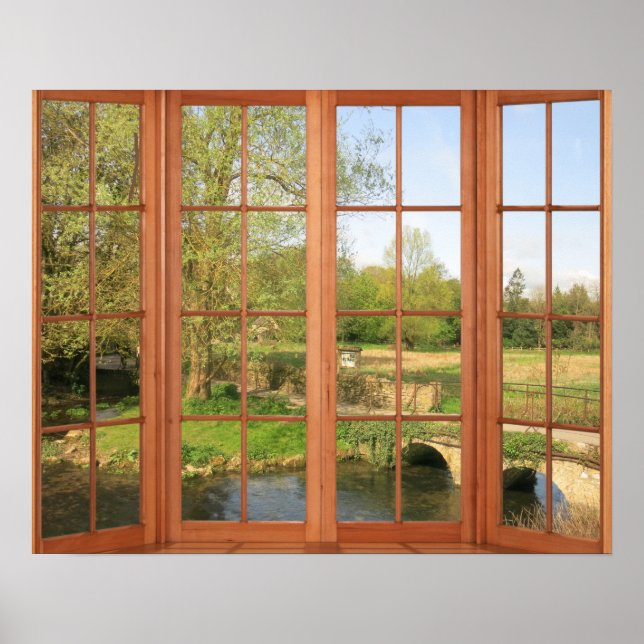 Poster Encantadora Serene English Cotswolds (Frente)