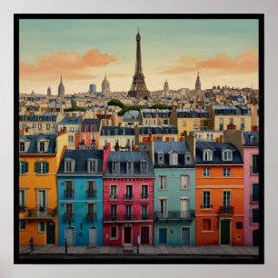 Poster Encantando Paris