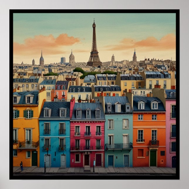 Poster Encantando Paris (Frente)