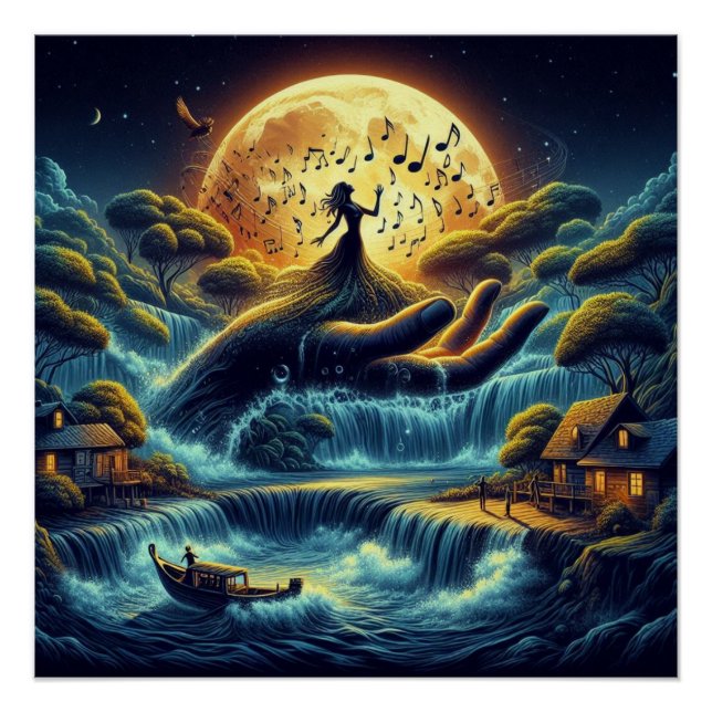 Póster Encantando Serenata de Lua (Frente)