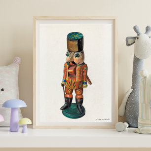 Poster Encantando Vintage Nutcracker por Mina Lowry