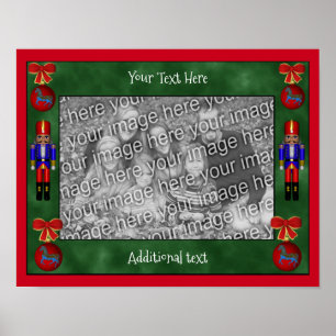 Poster Encapsulamento de roteiros de holiday Nutcracker a