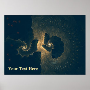 Poster Enceladus Sob O Gelo