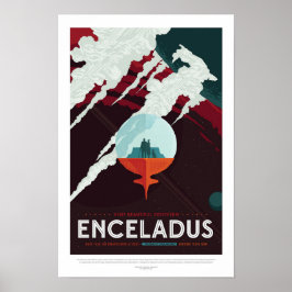 Poster Enceladus | Visão do futuro da NASA