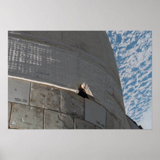 Póster Encerramento da nave espacial Atlantis (Frente)