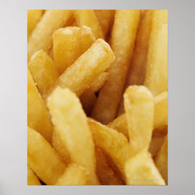 Póster Encerramento de batatas fritas (Frente)