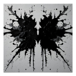 Póster Encerramento do Rorschach Inkblot
