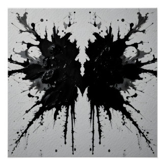 Póster Encerramento do Rorschach Inkblot