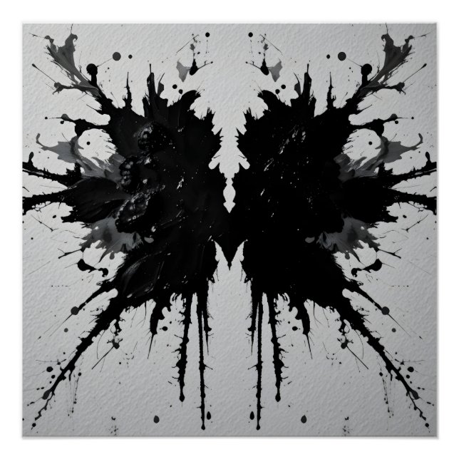 Póster Encerramento do Rorschach Inkblot (Frente)