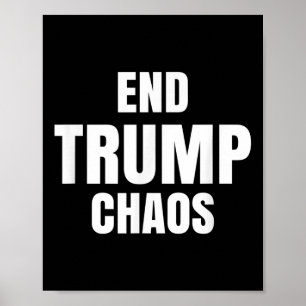 Poster Encerrar Caos de Trump