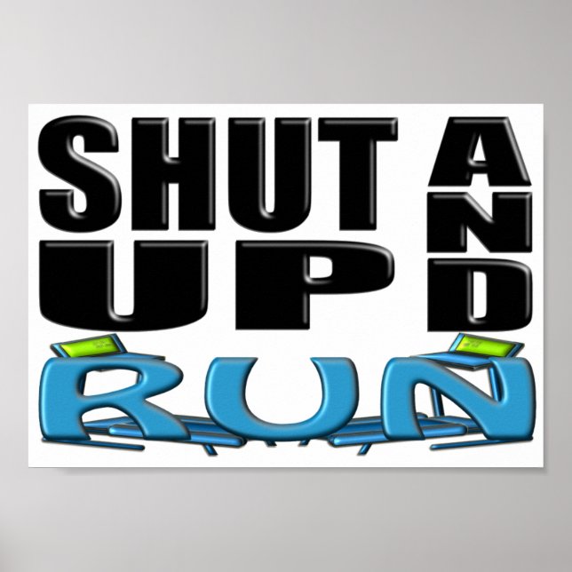 Poster ENCERRAR E CORRER (Treadmill) (Frente)