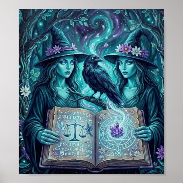 Poster EnchantedBlueForest2 (Frente)