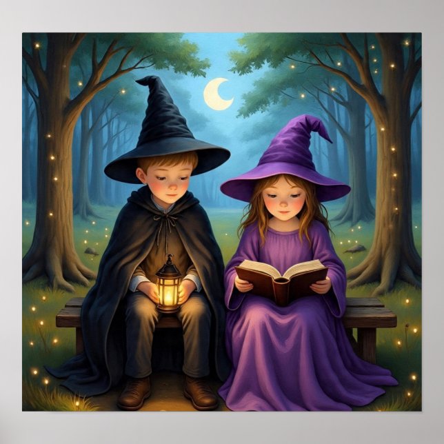 Poster EnchantedForestWitch (Frente)