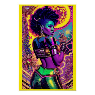 Póster Encharcado na Poeira de Estrelas Mortas