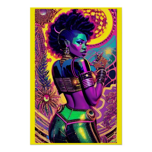 Póster Encharcado na Poeira de Estrelas Mortas (Frente)