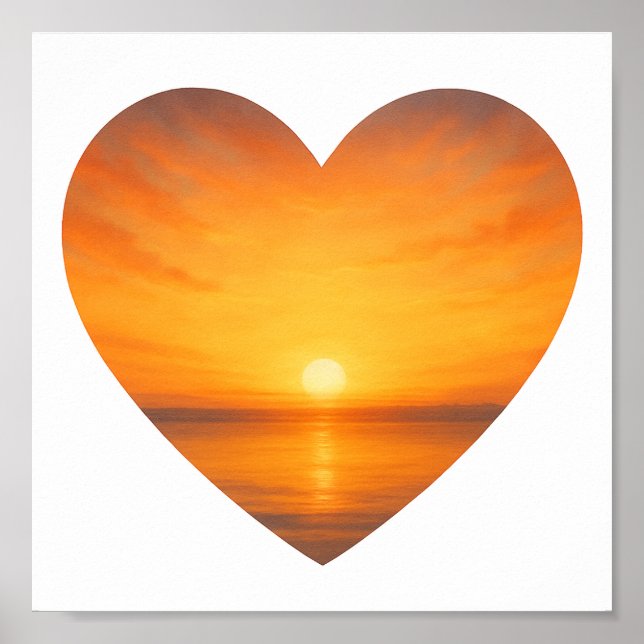 Poster Enchendo o coração com luz (Frente)