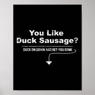 Poster Enchido De Pato, Posso Sugerir A Ensino Engraçado