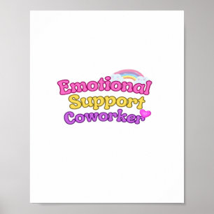 Poster Enchimento de Colaborador de Ajuda Emocional
