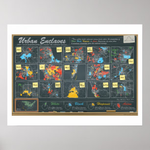 Póster Enclaves urbanas