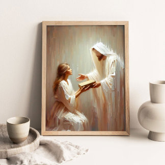 Poster Encontrando a Fé, Arte Cristã, Jesus Cristo e Gir