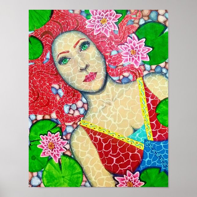 Poster Encontrando a paz sob os lírios (Frente)