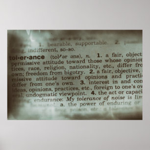 Poster Encontrando significados - tolerância