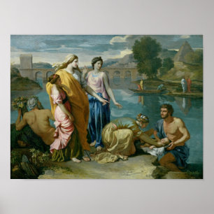 Póster Encontrar de Moses, 1638