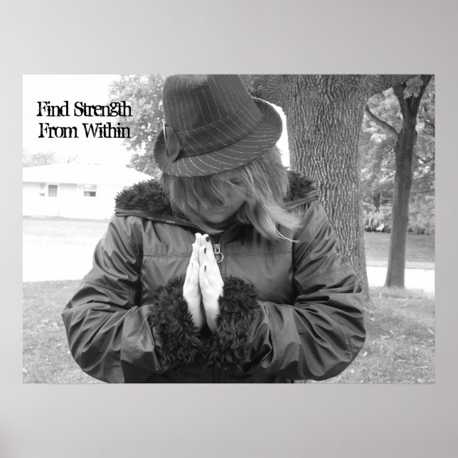 Poster Encontrar Força de Dentro (Frente)
