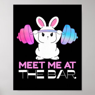 Poster Encontre-Me No Exercício Engraçado Do Barão Do Bar