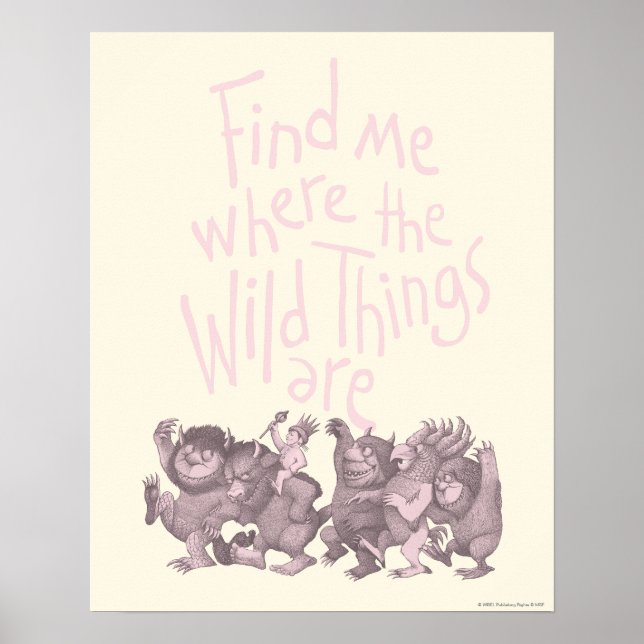 Poster Encontre-me Onde Vivem os Monstros (Frente)