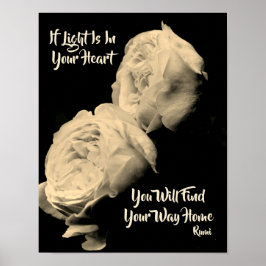 Poster Encontre seu caminho para uma citação de Rumi Insp