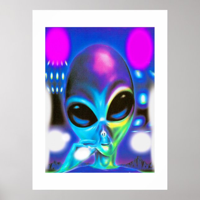Póster Encontro alienígena (Frente)