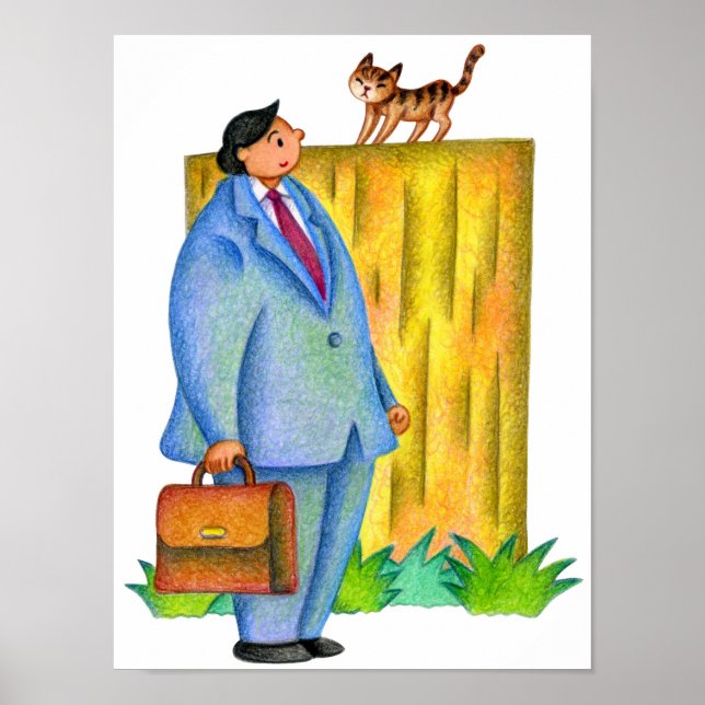 Poster Encontro com um gatinho no caminho para casa. (Frente)