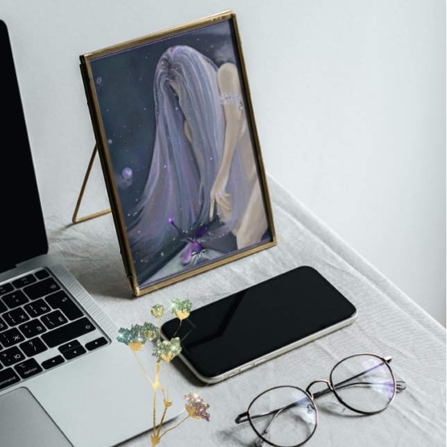 Póster Encontro Cósmico, tamanho do portfólio (Criador carregado)