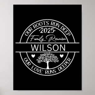 Poster Encontro da Família Wilson Nossas Raízes São Profu