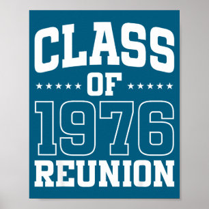 Poster Encontro da Turma de 1976 50 Ex-Alunos