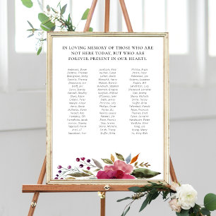 Poster Encontro da Turma de Flores Memorial Até 70 Nomes